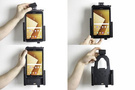 Uchwyt pasywny do Samsung Galaxy Tab Active 2, SM-T390/SM-T395 w oryginalnym futerale z blokadą sprężynową