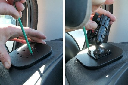 Bardzo mocny, bezinwazyjny wspornik montażowy do Citroen Berlingo III 19-20