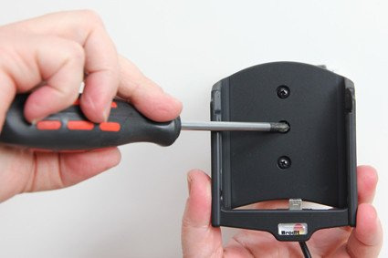 Uchwyt do HTC One M9 z wbudowaną ładowarką samochodową do instalacji na stałe