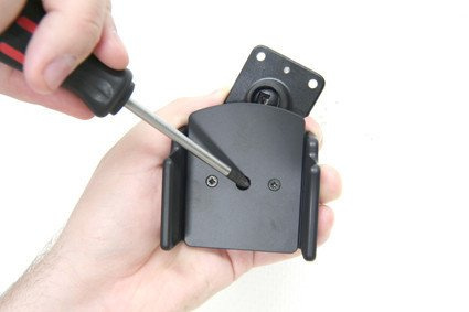 Uchwyt regulowany do Samsung Galaxy S21 w futerale grubszym.