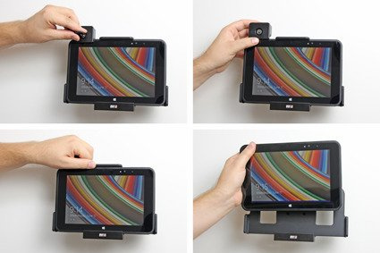 Uchwyt pasywny do Zebra ET55 8.3 z blokadą na kluczyk