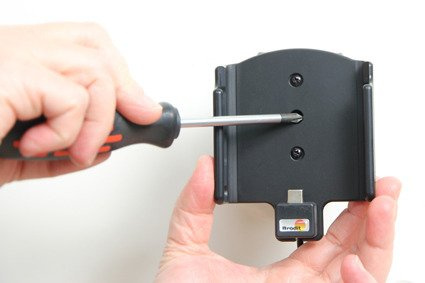 Uchwyt do HTC U11 z wbudowanym kablem USB oraz ładowarką samochodową