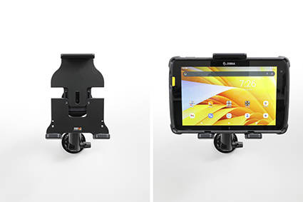 Brodit Uniwersalny Uchwyt do Tabletu | Uchwyt regulowany pasywny do tabletów gołych jak i w futerale o wymiarach: 125-140 mm (szer.), 10-17 mm (grubość)