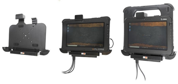 Uchwyt do Zebra Xplore L10 XPAD/XSLATE o wzmocnionej konstrukcji z blokadą sprężynową
