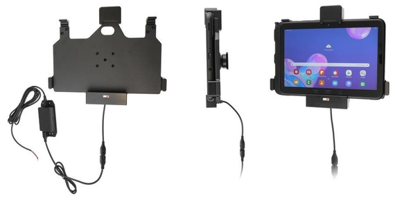 Uchwyt aktywny z blokadą sprężynową do instalacji na stałe do Samsung Galaxy Tab Active Pro T540/T545/T547/T547U w oryginalnym futerale