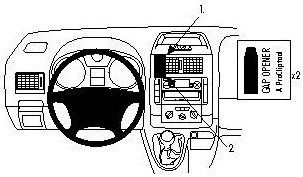ProClip do Fiat Scudo 07-16