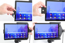 Uchwyt aktywny z kablem USB oraz blokadą kluczykową do Samsung Galaxy Tab A7 10.4 (2020) SM-T500/SM-T505