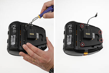 Uchwyt do Zebra ZQ630 aktywny z adapterem MultiMoveClip