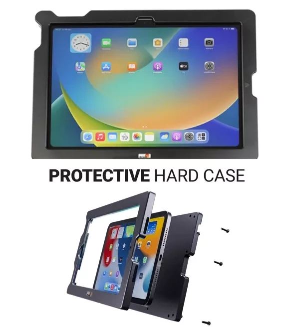 ModTek™ Hard Case Obudowa aktywna do Apple iPad 2025 A16 (A3354, A3355, A3356) przetestowana na upadek z wysokości 1,8 m.
