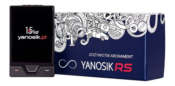 Yanosik RS z czteroletnim abonamentem