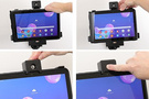 Uchwyt aktywny do instalacji na stałe z blokadą na kluczyk do Samsung Galaxy Tab Active Pro T540/T545/T547/T547U w oryginalnym futerale