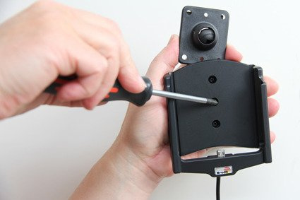 Uchwyt do Motorola Moto G4 XT1625 z wbudowaną ładowarką samochodową do instalacji na stałe