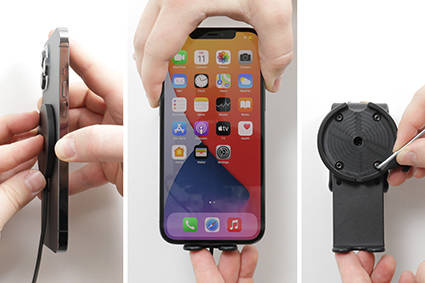 Magnetyczna Ładowarka Samochodowa MagSafe do Samsung z Regulowaną Podstawką na Telefon