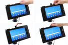 xBrodit ochronna obudowa z adapterem Molex do profesjonalnego montażu do Samsung Galaxy Tab Active 2 z systemem adaptacyjnym Active MultiMoveClip