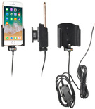 Uchwyt do Apple iPhone 8 z wbudowaną ładowarką samochodową do instalacji na stałe