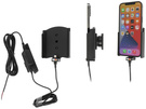 Uchwyt do Apple iPhone 12 Pro Max z wbudowaną ładowarką samochodową do instalacji na stałe