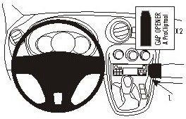 ProClip do Mercedes Benz Citan 13-21