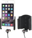 Uchwyt do Apple iPhone 8 Plus z wbudowanym kablem USB oraz ładowarką samochodową