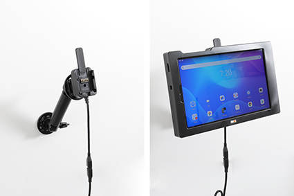 Brodit ochronna obudowa z adapterem Molex do profesjonalnego montażu do Lenovo Tab K10 TB-X6C6F z systemem adaptacyjnym Active MultiMoveClip