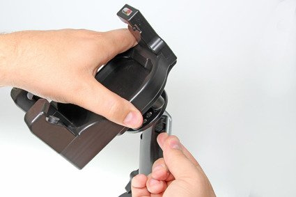 Uchwyt pasywny z dodatkowym systemem tłumiącym drgania do Zebra TC8000