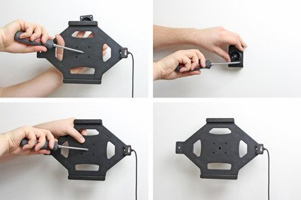 Uchwyt aktywny do instalacji na stałe z blokadą na kluczyk do Apple iPad (6 Gen.)