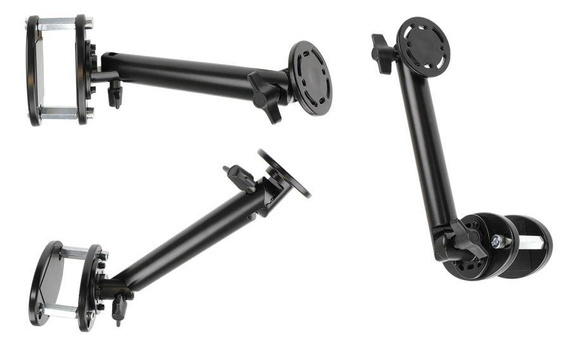 Zaciskowa podstawa montażowa do wózków widłowych z ramieniem o długości 276 mm