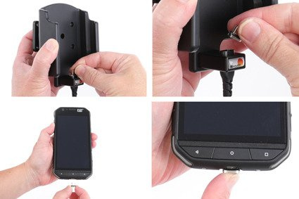 Uchwyt aktywny do instalacji na stałe do CAT S31