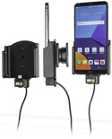 Uchwyt do LG G6 z wbudowaną ładowarką samochodową do instalacji na stałe