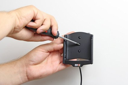 Uchwyt do LG G4 z wbudowanym kablem USB oraz ładowarką samochodową