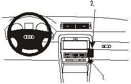 ProClip do Audi A4 Cabriolet 02-07