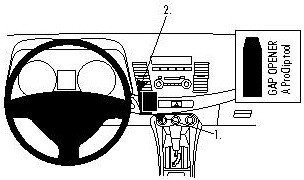 ProClip do Mitsubishi Lancer 08-17