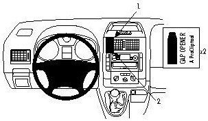 ProClip do Toyota ProAce 13-16